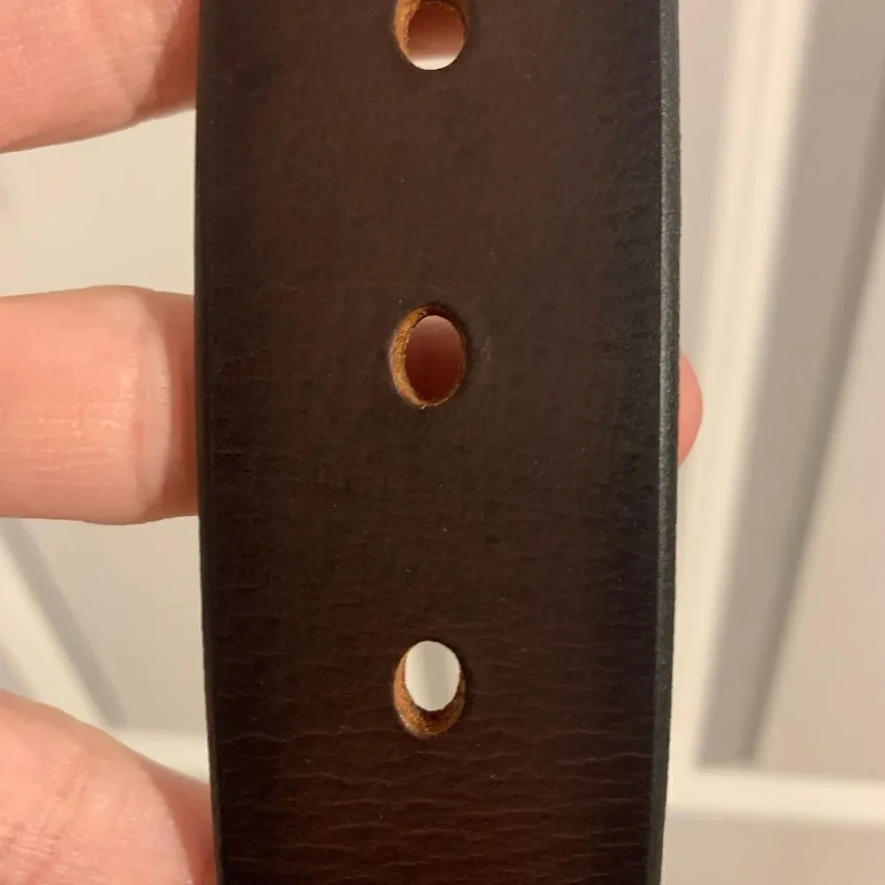 Levi's black brown medium belt leather